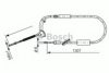 BOSCH 1 987 477 223 Cable, parking brake